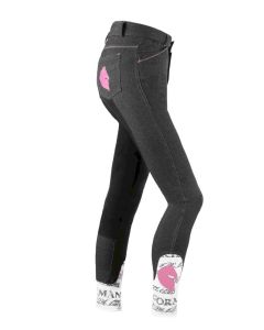 Bryczesy młodzieżowe START Glasgow Denim Full 