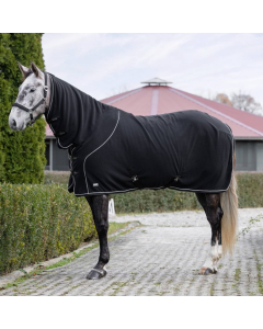 Derka polarowa z kapturem Covalliero Therm