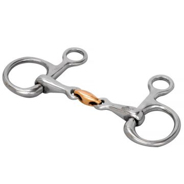 Wędzidło baucher START anatomiczne miedź pełne 2*łamane