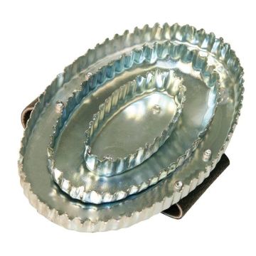 Zgrzebło owalne z ząbkami Kerbl Adlus