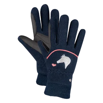 Rękawiczki jeździeckie polarowe dziecięce ELT Lucky Giselle 