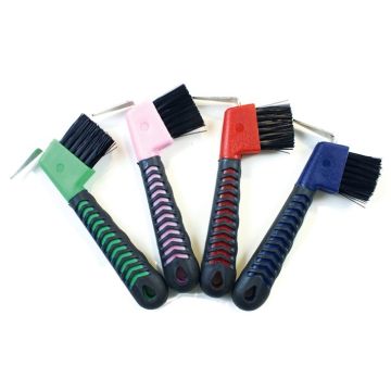 Kopystka ze szczoteczką i ogumowaną rączką