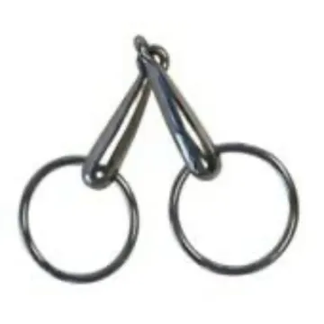 Wędzidło pojedynczo łamane Covalliero puste