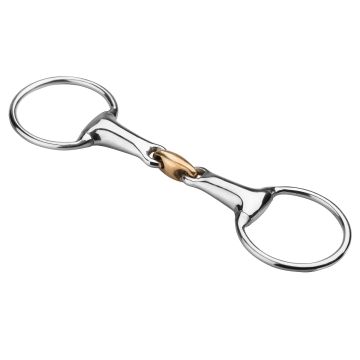 Wędzidło oliwkowe miedziany łącznik