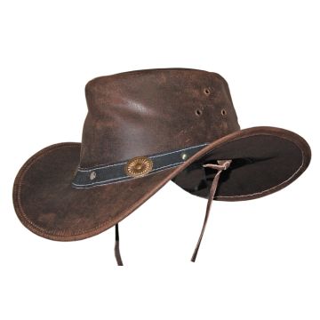 Kapelusz skórzany