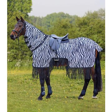 Derka siatkowa Zebra z frędzelkami