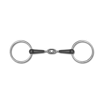 Wędzidło gumowe łamane z łącznikiem