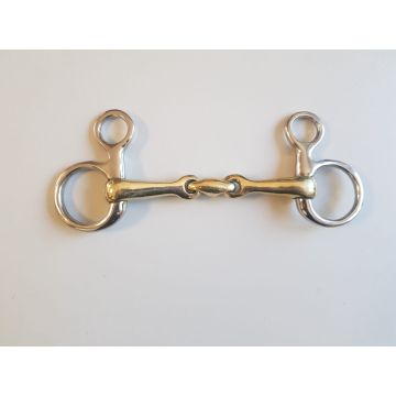 Wędzidło baucher START anatomiczne n/s k/SS pełne 2*łamane