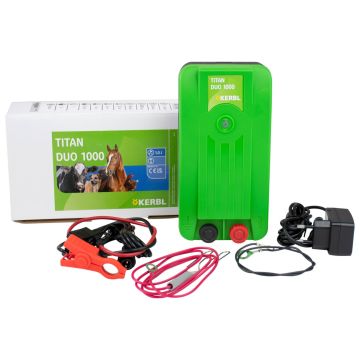 Elektryzator uniwersalny TITAN DUO 1000 dla koni bydła i małych zwierząt 1,0 J Kerbl