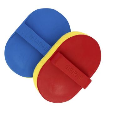 Gąbka z gumową rączką do mycia konia