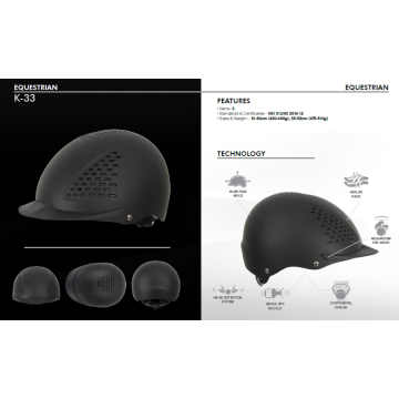 Kask jeździecki K33