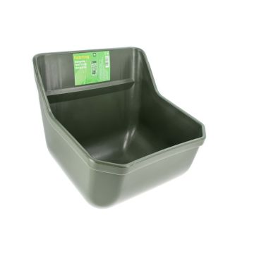 Karmidło plastikowe dla źrebiąt, bez prętów, oliwka