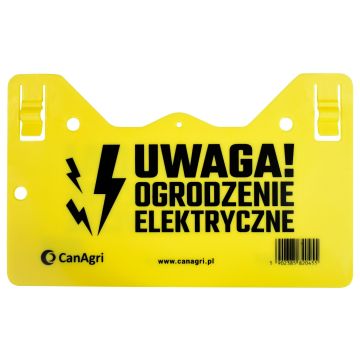Tabliczka ostrzegawcza16 x 26 cm Can Agri