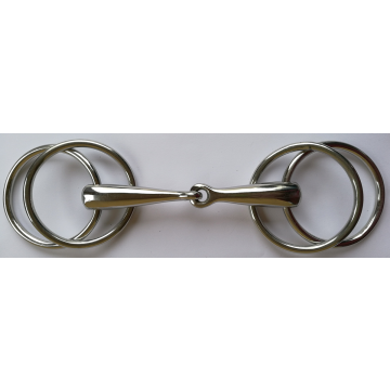 Wędzidło zaprzęgowe podwójne kółka Nowak