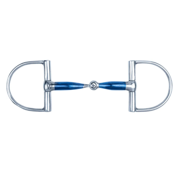 Wędzidło pojedynczo łamane anatomiczne D-Ring Waldhausen Sweet Iron